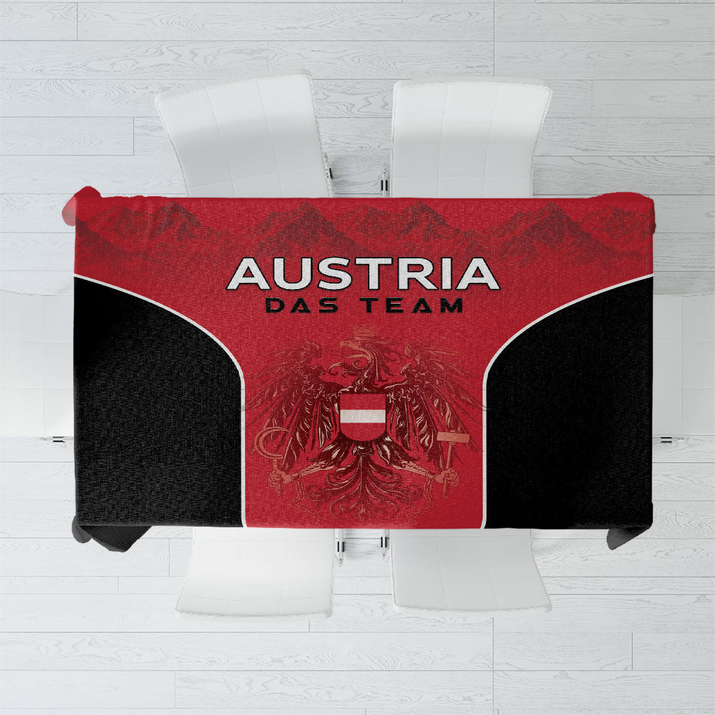 Austria Football 2026 Tablecloth Go Das Team