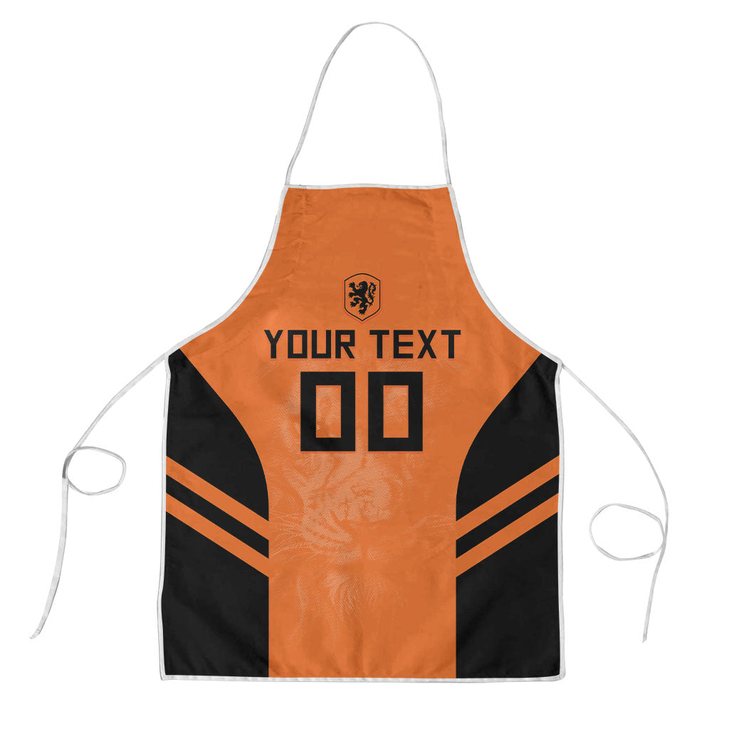 Custom Netherlands Football 2026 Apron Oranje Lion Special Style