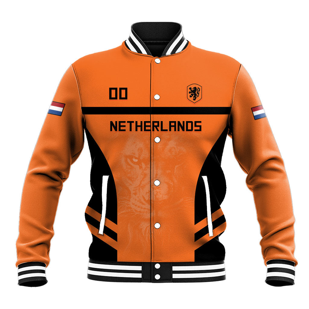 Custom Netherlands Football 2026 Baseball Jacket Oranje Lion Special Style