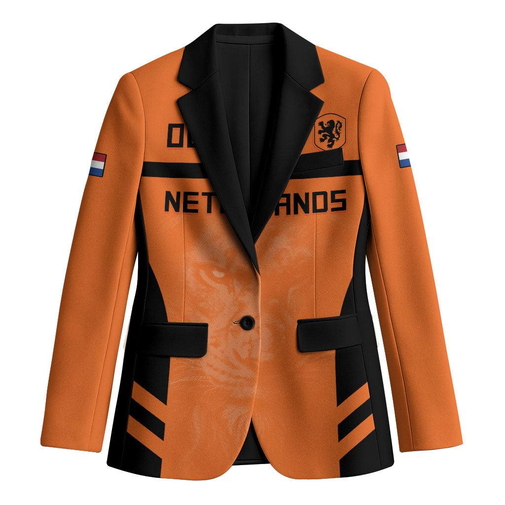 Custom Netherlands Football 2026 Blazer Oranje Lion Special Style