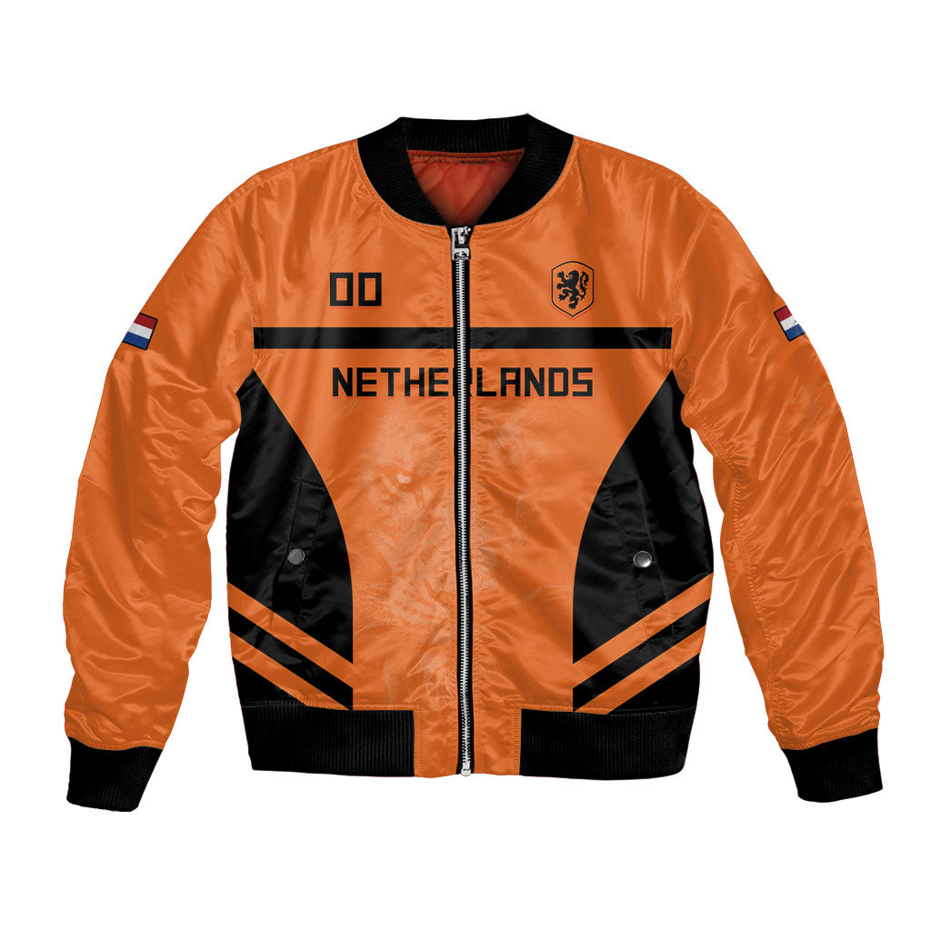 Custom Netherlands Football 2026 Bomber Jacket Oranje Lion Special Style