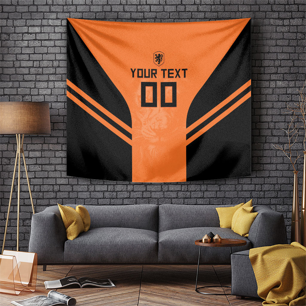 Custom Netherlands Football 2026 Tapestry Oranje Lion Special Style