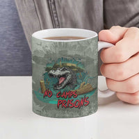 Say No To Alligator Auschwitz Ceramic Mug - Wonder Print Shop