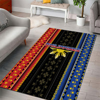 Philippines Filipinos Area Rug Igorot Tribal Inspiration Pattern Style