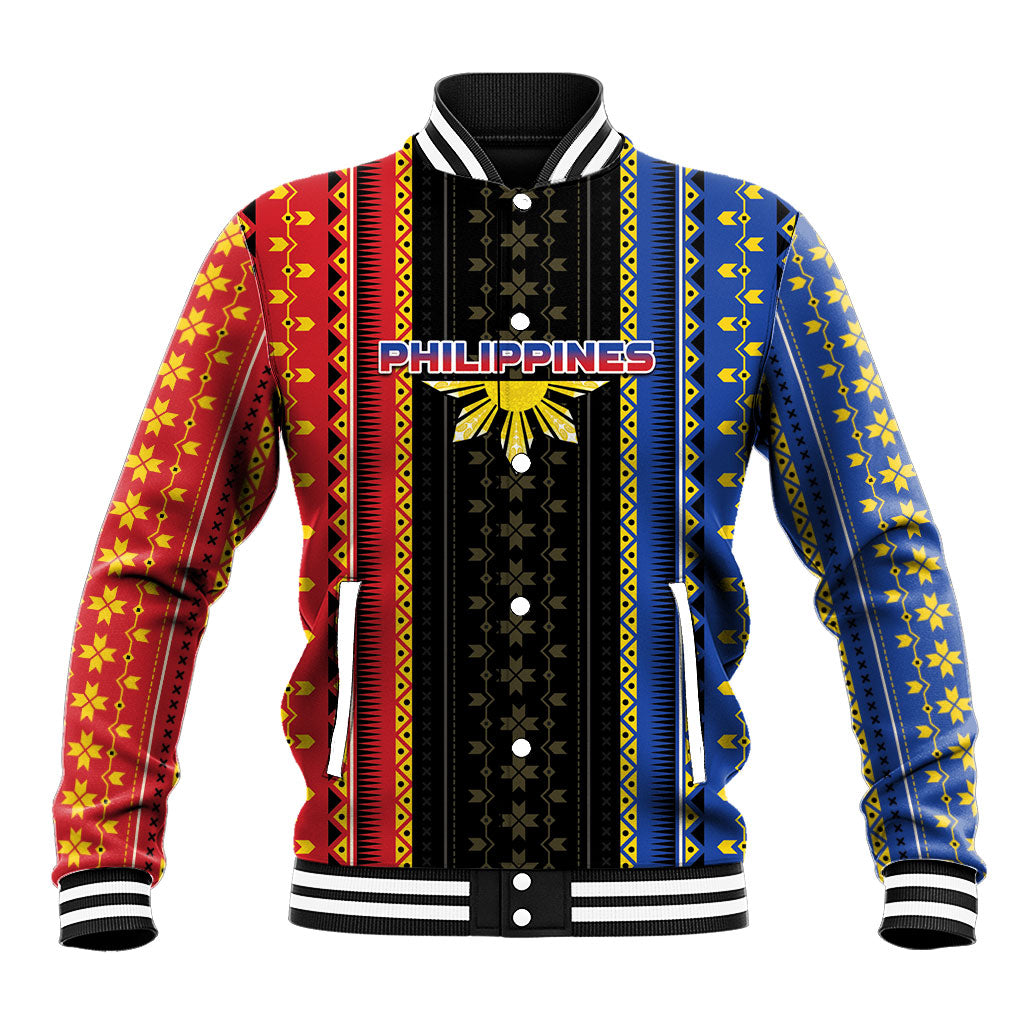 Personalised Philippines Filipinos Baseball Jacket Igorot Tribal Inspiration Pattern Style