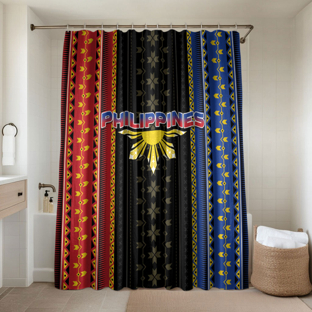Philippines Filipinos Bathroom Set Igorot Tribal Inspiration Pattern Style
