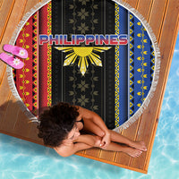 Philippines Filipinos Beach Blanket Igorot Tribal Inspiration Pattern Style