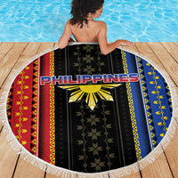 Philippines Filipinos Beach Blanket Igorot Tribal Inspiration Pattern Style