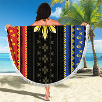 Philippines Filipinos Beach Blanket Igorot Tribal Inspiration Pattern Style