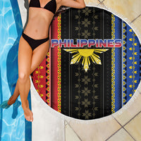 Philippines Filipinos Beach Blanket Igorot Tribal Inspiration Pattern Style