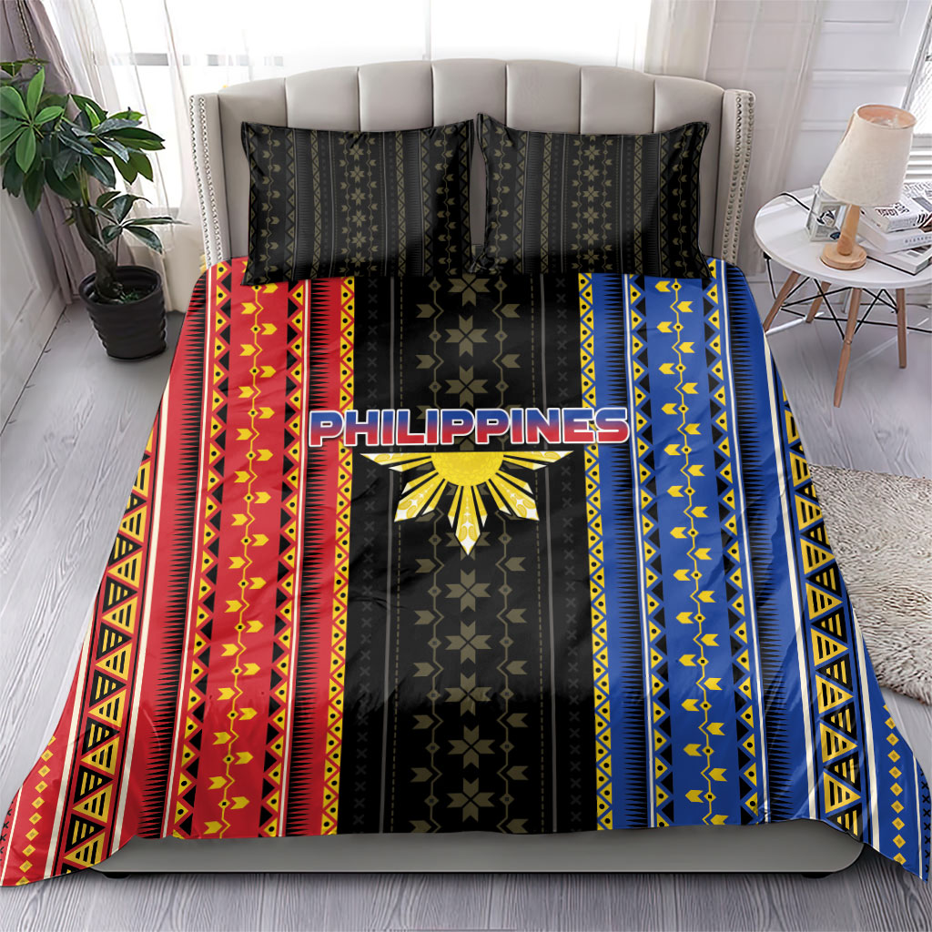Philippines Filipinos Bedding Set Igorot Tribal Inspiration Pattern Style