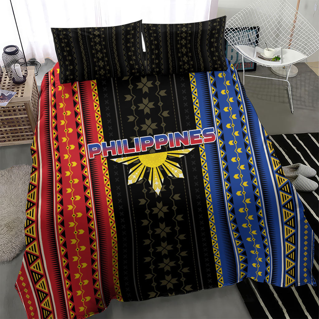 Philippines Filipinos Bedding Set Igorot Tribal Inspiration Pattern Style