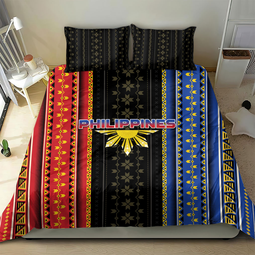 Philippines Filipinos Bedding Set Igorot Tribal Inspiration Pattern Style