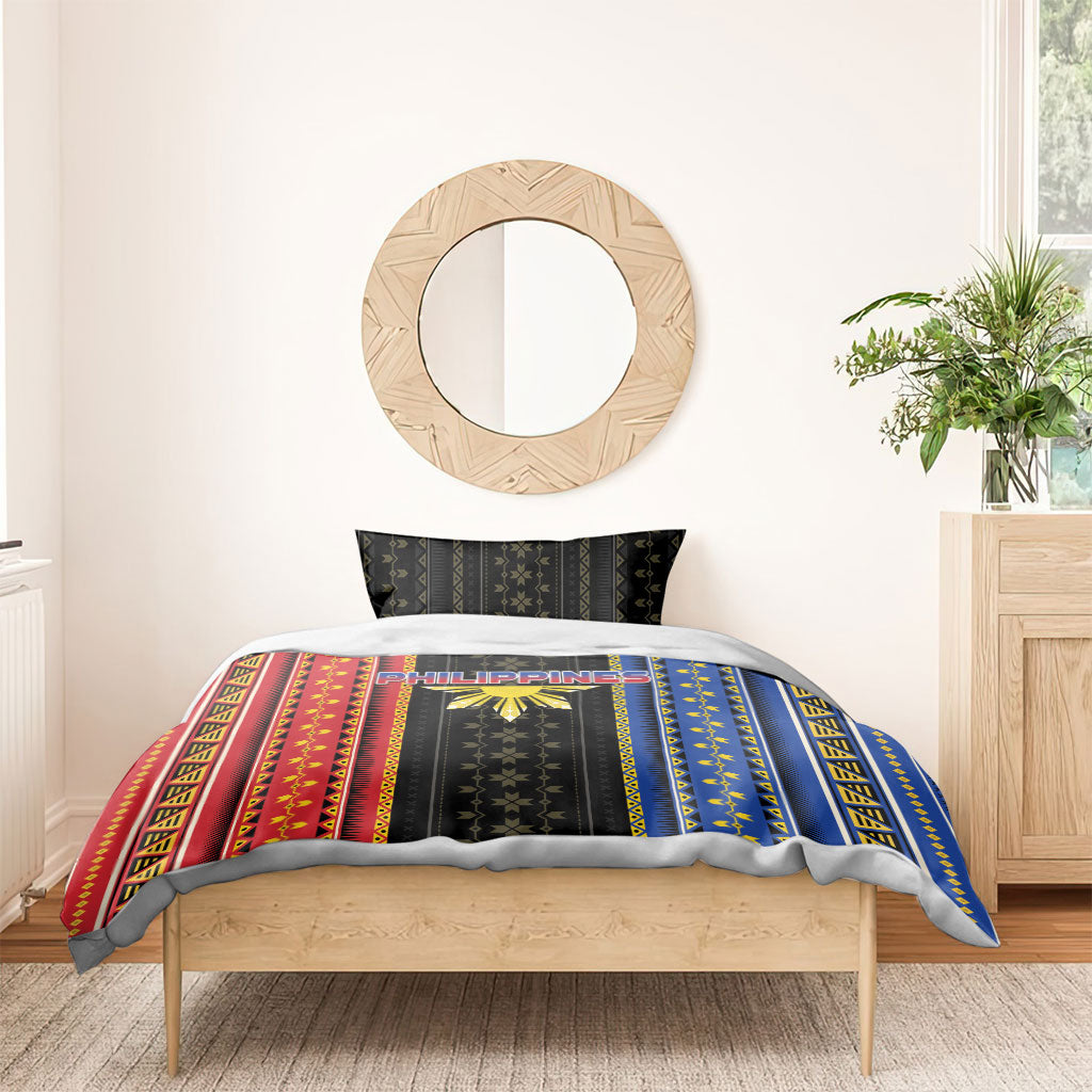 Philippines Filipinos Bedding Set Igorot Tribal Inspiration Pattern Style