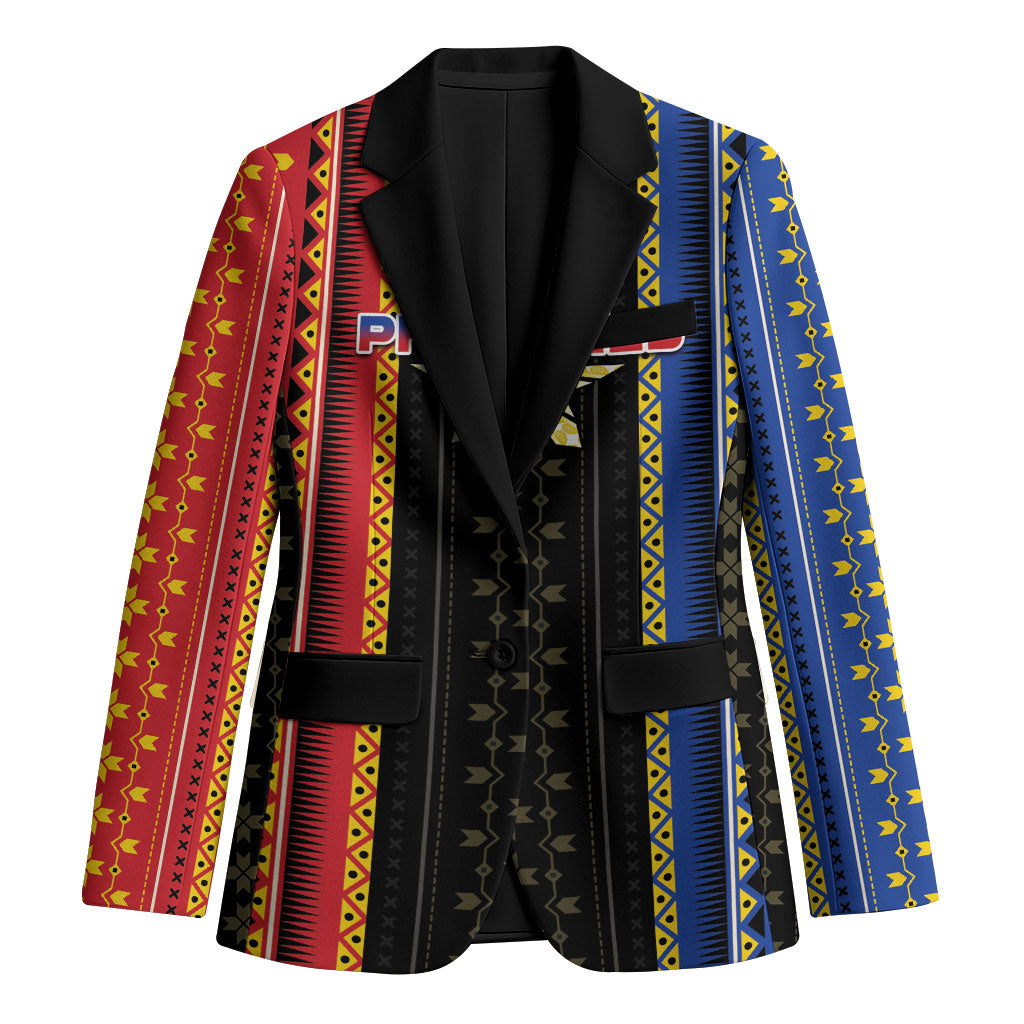 Personalised Philippines Filipinos Blazer Igorot Tribal Inspiration Pattern Style