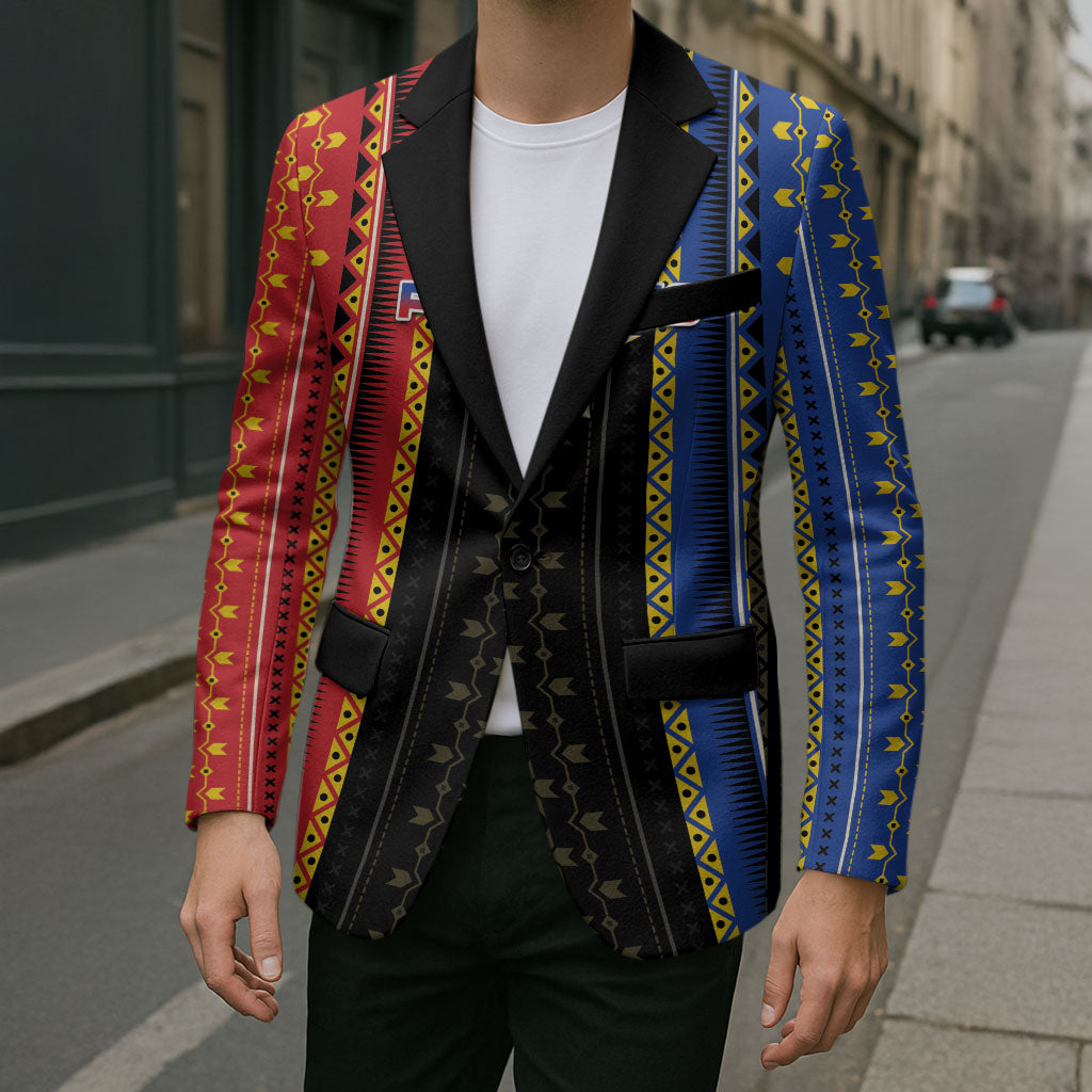 Personalised Philippines Filipinos Blazer Igorot Tribal Inspiration Pattern Style