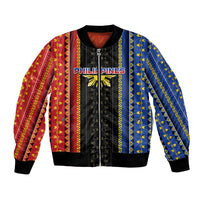 Personalised Philippines Filipinos Bomber Jacket Igorot Tribal Inspiration Pattern Style