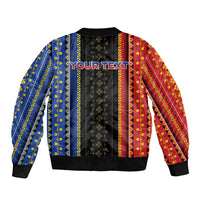 Personalised Philippines Filipinos Bomber Jacket Igorot Tribal Inspiration Pattern Style