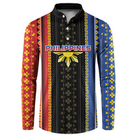 Personalised Philippines Filipinos Button Sweatshirt Igorot Tribal Inspiration Pattern Style
