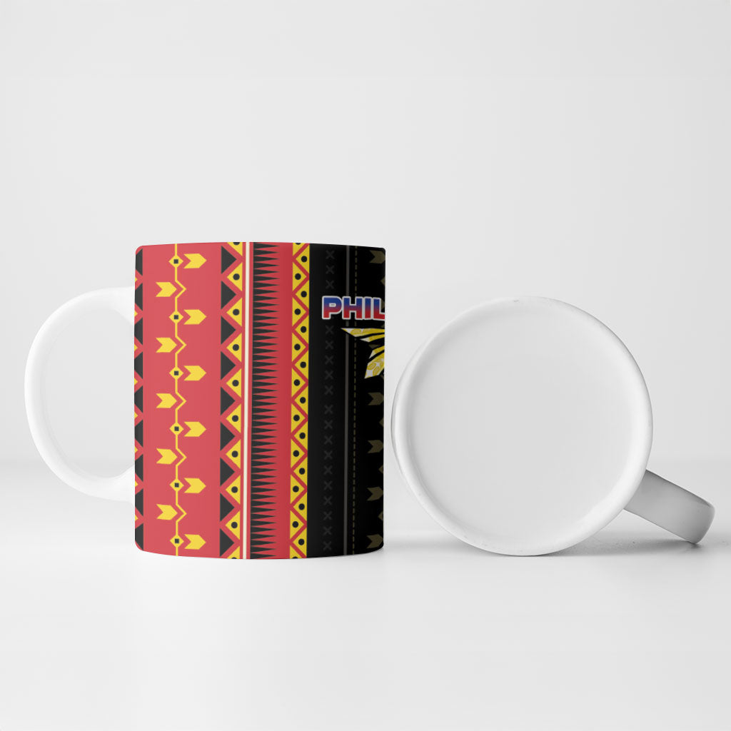 Philippines Filipinos Ceramic Mug Igorot Tribal Inspiration Pattern Style