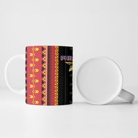 Philippines Filipinos Ceramic Mug Igorot Tribal Inspiration Pattern Style