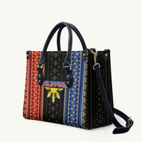 Philippines Filipinos Leather Bag Igorot Tribal Inspiration Pattern Style
