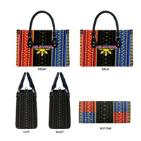Philippines Filipinos Leather Bag Igorot Tribal Inspiration Pattern Style