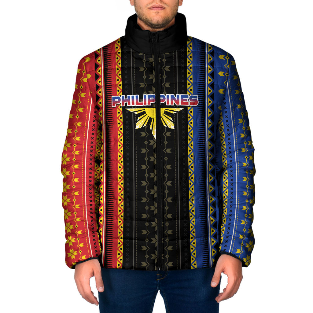Personalised Philippines Filipinos Padded Jacket Igorot Tribal Inspiration Pattern Style