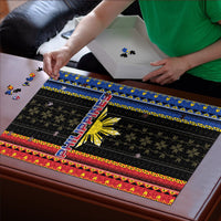 Philippines Filipinos Puzzle Igorot Tribal Inspiration Pattern Style