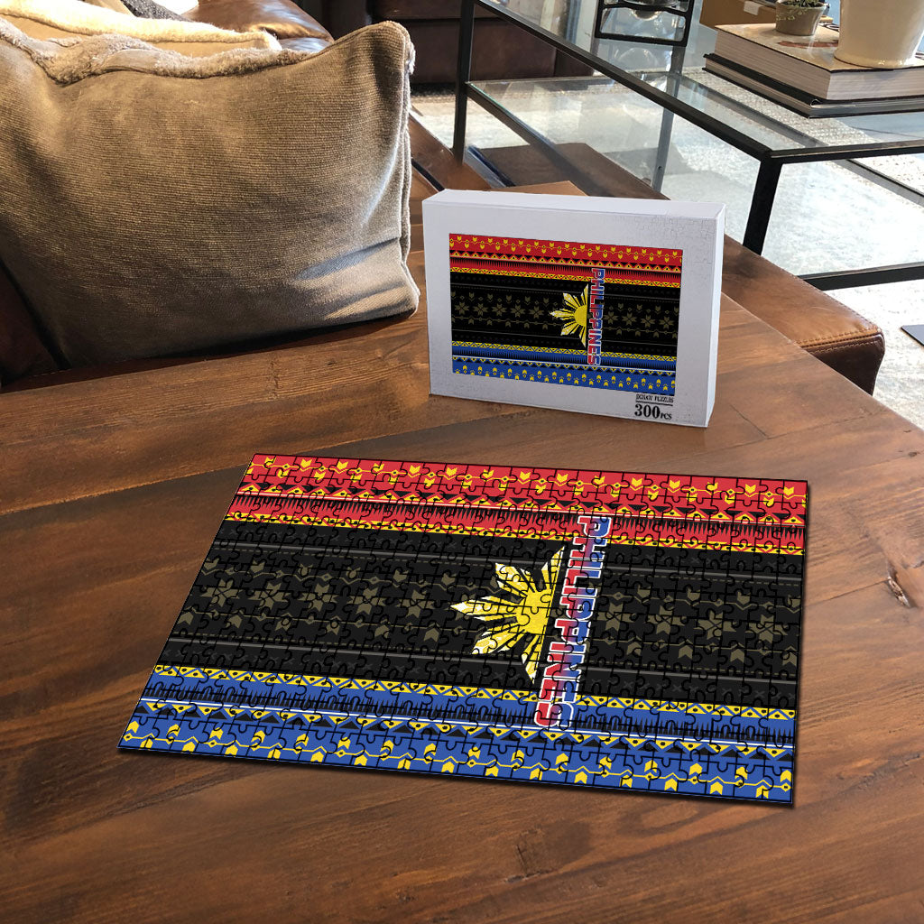 Philippines Filipinos Puzzle Igorot Tribal Inspiration Pattern Style