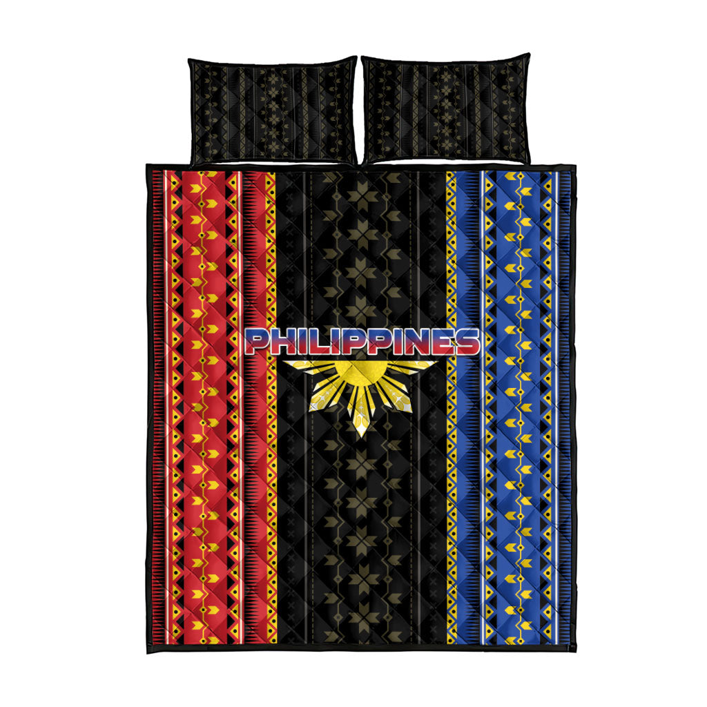 Philippines Filipinos Quilt Bed Set Igorot Tribal Inspiration Pattern Style