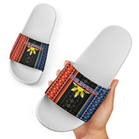 Philippines Filipinos Slide Sandals Igorot Tribal Inspiration Pattern Style