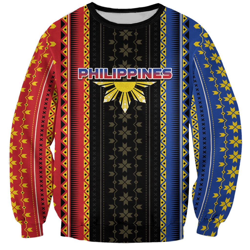 Personalised Philippines Filipinos Sweatshirt Igorot Tribal Inspiration Pattern Style