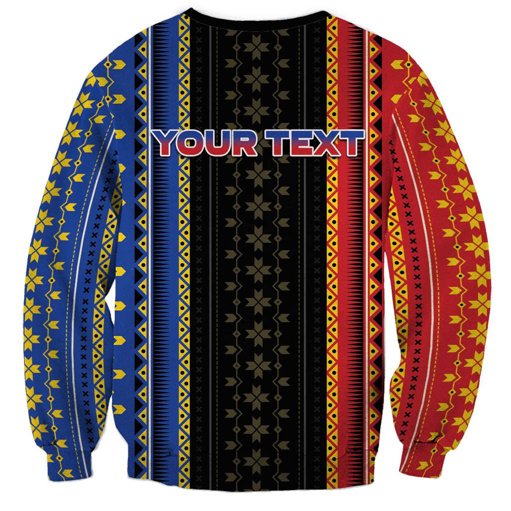 Personalised Philippines Filipinos Sweatshirt Igorot Tribal Inspiration Pattern Style