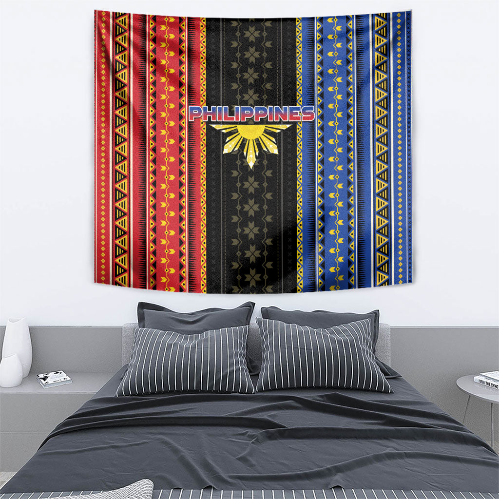 Philippines Filipinos Tapestry Igorot Tribal Inspiration Pattern Style