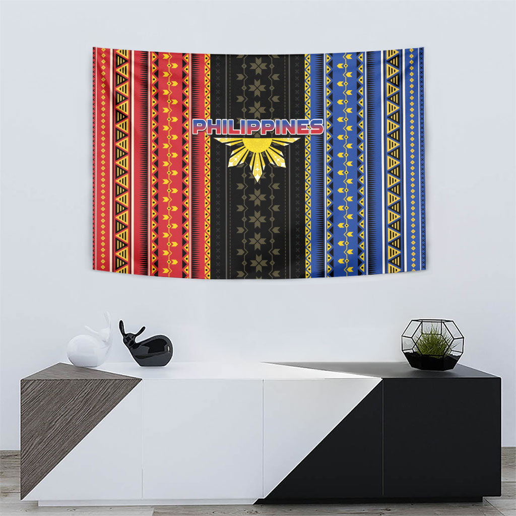 Philippines Filipinos Tapestry Igorot Tribal Inspiration Pattern Style
