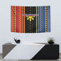 Philippines Filipinos Tapestry Igorot Tribal Inspiration Pattern Style