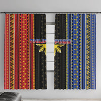 Philippines Filipinos Window Curtain Igorot Tribal Inspiration Pattern Style