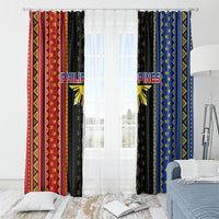 Philippines Filipinos Window Curtain Igorot Tribal Inspiration Pattern Style