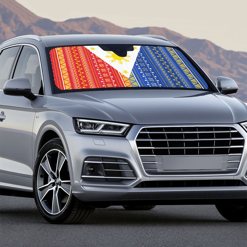 Philippines Sun Auto Sun Shade Igorot Tribal Inspiration