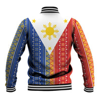 Philippines Sun Baseball Jacket Igorot Tribal Inspiration