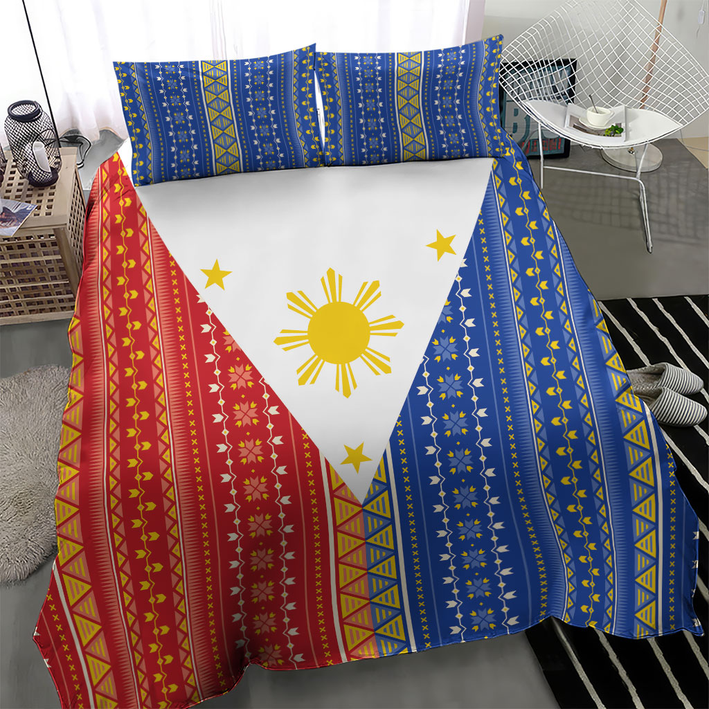 Philippines Sun Bedding Set Igorot Tribal Inspiration