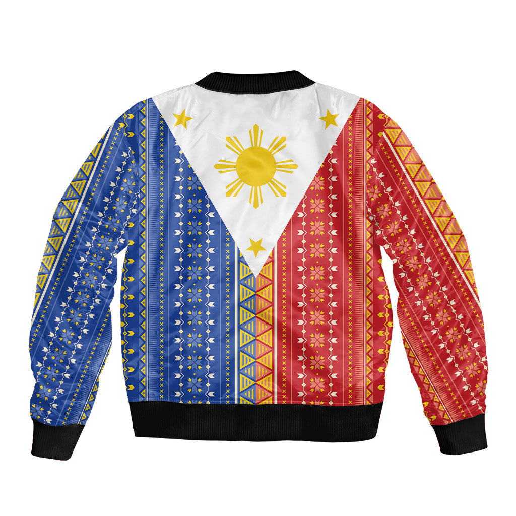 Philippines Sun Bomber Jacket Igorot Tribal Inspiration