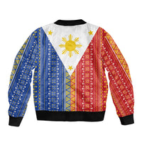 Philippines Sun Bomber Jacket Igorot Tribal Inspiration