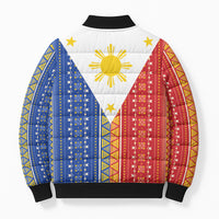 Philippines Sun Bomber Puffer Jacket Igorot Tribal Inspiration