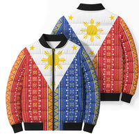 Philippines Sun Bomber Puffer Jacket Igorot Tribal Inspiration