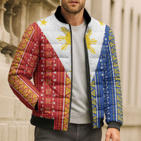 Philippines Sun Bomber Puffer Jacket Igorot Tribal Inspiration
