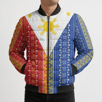 Philippines Sun Bomber Puffer Jacket Igorot Tribal Inspiration
