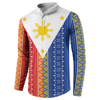 Philippines Sun Button Sweatshirt Igorot Tribal Inspiration