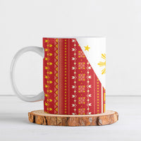 Philippines Sun Ceramic Mug Igorot Tribal Inspiration